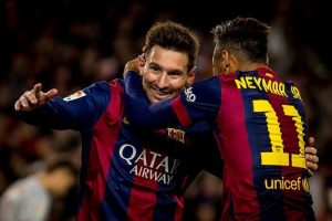 Messi'den otuzuncu &uuml;&ccedil;leme