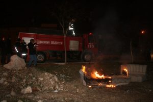 Ev yangını ihbarı, kanepe yangını &ccedil;ıktı
