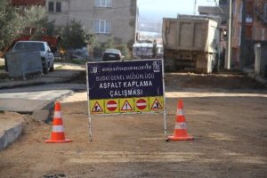 Orhangazi'de asfalt &ccedil;alışmaları başladı
