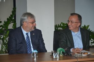 B&ouml;l&uuml;kbaşı, DOSAB'a teşekk&uuml;r ziyareti yaptı