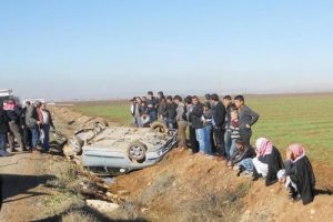 Şanlıurfa'da devrilen otomobilin s&uuml;r&uuml;c&uuml;s&uuml; yaralandı