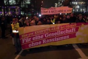 M&uuml;nih'te NSU'ya karşı protesto y&uuml;r&uuml;y&uuml;ş&uuml;