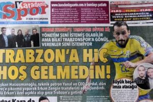 Erkan Zengin Trabzon'u ikiye b&ouml;ld&uuml;
