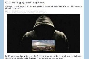 &Ccedil;OM&Uuml; web sitesine siber saldırı