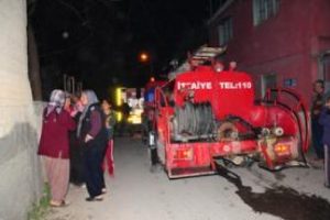 Osmaniye'de yangın paniği