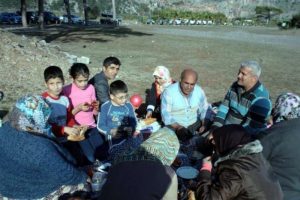 Ocak ayında Ortaca'da deniz keyfi