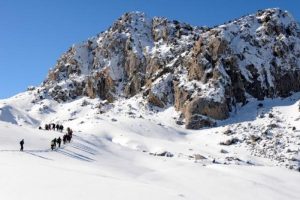 Sahile 40 kilometre uzakta kar y&uuml;r&uuml;y&uuml;ş&uuml;