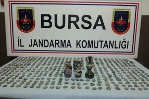 Bursa'da otob&uuml;sten tarih &ccedil;ıktı!