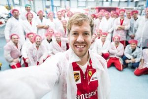 Yeni Ferrari'yi ilk Sebastian Vettel kullanacak