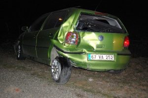 B&uuml;y&uuml;kbaş hayvan zincirleme kazaya neden oldu
