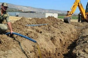 Bin 200 metrelik ka&ccedil;ak boru hattı