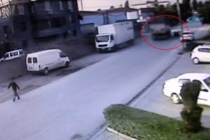Akıl almaz &ouml;l&uuml;m kamerada