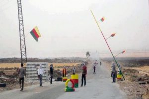 Kobani'ye gitmek isteyenlere biber gazlı m&uuml;dahale!