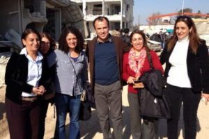 HDP'li vekiller Kobani'de