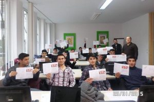 Orhanelili &ouml;ğrenciler karnelerini Berlin'de aldı