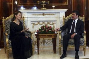 Angelina Jolie, Ne&ccedil;irvan Barzani ile g&ouml;r&uuml;şt&uuml;