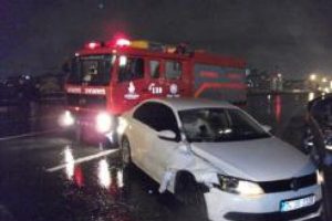 TEM'de zincirleme kaza: 2 yaralı