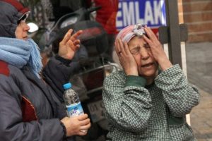 Ağabeyini kurtaramayan kadın feryat etti