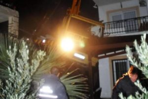 İstinat duvarı &ccedil;&ouml;kt&uuml;, faciadan d&ouml;n&uuml;ld&uuml;