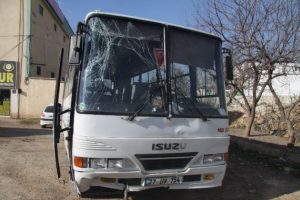 Polis adayları kaza yaptı: 5 yaralı