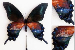 Kelebek kanadına işlenmiş bir aşk: MicroArt