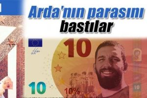 Atletico Madrid'den Arda'lı banknot