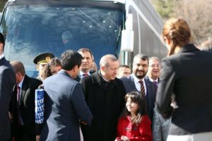 Cumhurbaşkanı Kırşehir'de coşkuyla karşılandı