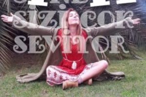 Serenay'ı taklit etti...