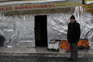 Sebze ve meyvelere folyolu don koruması