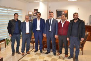 Yeni Muş y&ouml;netiminden Refik Yılmaz'a ziyaret