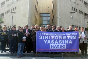 Bursa'da İ&ccedil; G&uuml;venlik Yasa Tasarısı'na tepki