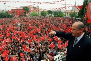 İlk miting Cumhurbaşkanının konuştuğu yerde