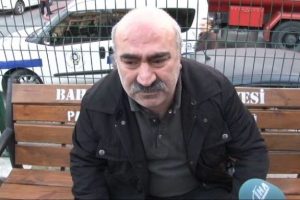 Alevlerden soğuk hava deposu sığınarak kurtuldu