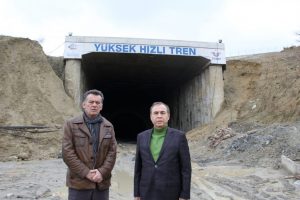 Demirel, hızlı tren şantiyelerini gezdi