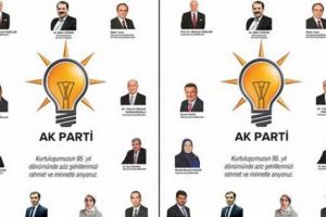 AK Parti'nin kutlama mesajında baş&ouml;rt&uuml; krizi