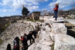 Antik kente fotoğraf&ccedil;ı akını