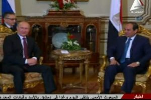 Putin ile Sisi kapalı kapılar ardında g&ouml;r&uuml;şt&uuml;