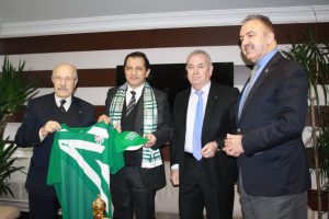 Bursaspor Divan Kurulu'ndan Emniyet'e ziyaret