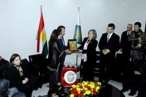 Irak K&uuml;rt B&ouml;lgesel Y&ouml;netimi Parlamentosu'ndan Diyarbakır'a ziyaret