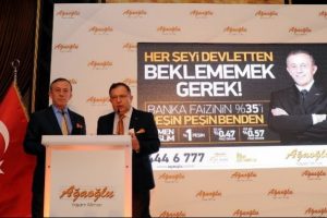 Ağaoğlu'ndan y&uuml;zde 35 destek