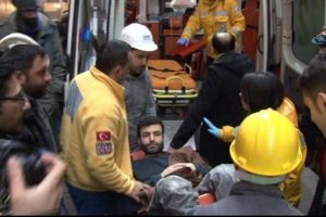 Emek sineması'nda iş kazası :1 yaralı