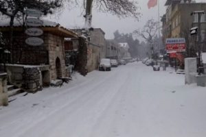 Pierre Loti'de kar manzaraları