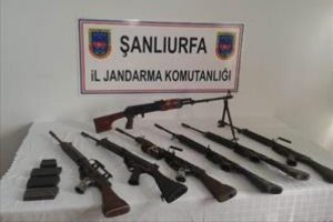 Toprağa g&ouml;m&uuml;l&uuml; t&uuml;fekler ele ge&ccedil;irildi