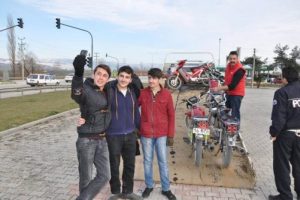 Bursa'da ceza 'selfi'si