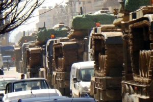 Tank ve zırhlı ara&ccedil;lar b&ouml;lgeden ayrıldı