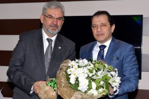 Bursaspor'dan Emniyet m&uuml;d&uuml;r&uuml; Yıldız'a ziyaret