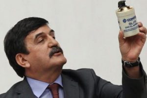 TBMM'ye gaz bombası ile geldi