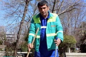 Engelli temizlik iş&ccedil;isi AKP'den aday