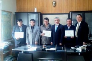 Bursa orman işletmesinden şof&ouml;rlere teşekk&uuml;r belgesi