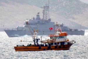 T&uuml;rk balık&ccedil;ılara Yunan tacizi